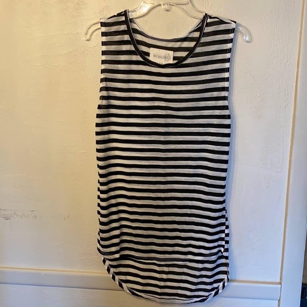 Free People Striped Tank Tunic